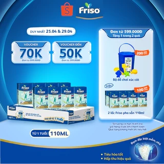 Thùng 48 hộp Sữa uống dinh dưỡng Friso Gold (110ml/hộp)