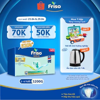 Sữa Bột Friso Gold 4 Hộp Giấy 3,2KG