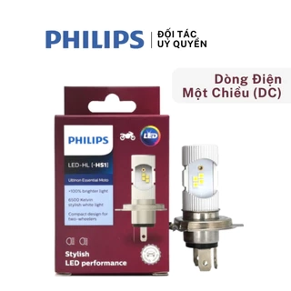 Bóng đèn LED xe môtô PHILIPS [2 chân M5] & [3 chân HS1] 12V công suất 6W