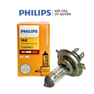 Bóng xe máy Philips Halogen H4 tăng sáng 30% 12V 60/55W