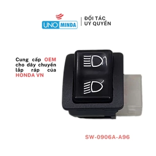 Nút pha cos Uno Minda mã SW-0906A-A96 lắp cho Wave Alpha, RS, RSX, Future, AirBlade