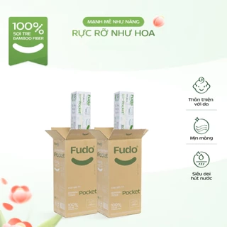 02 Thùng Khăn Giấy Bỏ Túi ║ Fudo Bamboo® ║ TISSUEPOCKET™