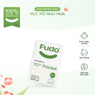 Gói Khăn Giấy Bỏ Túi ║ Fudo Bamboo® ║ TISSUEPOCKET™
