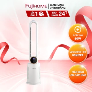 Quạt không cánh tích hợp lọc không khí bằng ion Fujihome BF-03R -động cơ không chổi than-BH 24 tháng