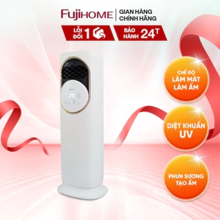 Quạt Làm Mát, Sưởi Ấm và Tạo ẩm 4 mùa Fujihome AC01 Màn hình điều khiển LED cảm ứng - BH 24 tháng