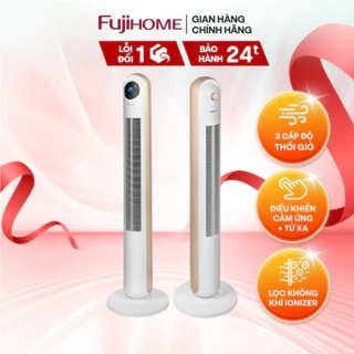 Quạt tháp lọc không khí FUJIHOME điều khiển từ xa, màn hình cảm ứng, bảo hành 24 tháng toàn quốc