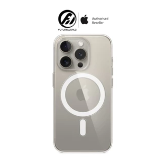 Ốp Lưng Apple iPhone 15 Pro Clear Case with MagSafe Nam Châm hỗ trợ sạc không dây - Hàng Chính Hãng