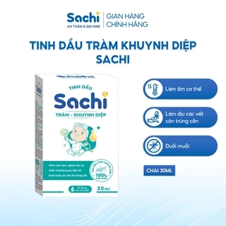 Tinh Dầu Tràm - Khuynh Diệp Sachi Giúp Làm Ấm Cơ Thể, Giảm Chướng Bụng, Làm Dịu Các Vết Côn Trùng Cắn 30ml
