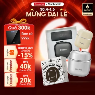 Máy cạo râu Gaabor ER-T01 đầu cạo 3D ôm vòng, chống nước IPX7 nhỏ gọn dễ dàng mang đi - quà tặng nam
