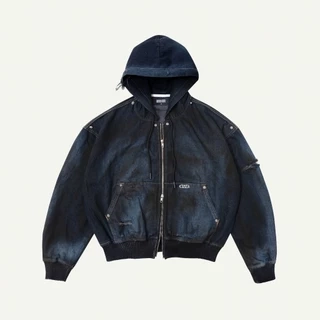TRASH FULLZIP HOODIE V.2 / BASALT / GAMBLE WORLDWIDE