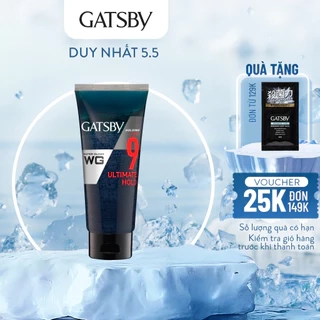Gel vuốt tóc nam giữ nếp vượt trội GATSBY Water Gloss Ultimate Hold 170g