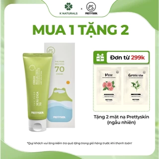 Sữa Rửa Mặt Rau Má PrettySkin The Pure Jeju Cica Cleansing Foam Làm Sạch Sâu, dịu nhẹ cho da150ml Chính Hãng Pretty Skin