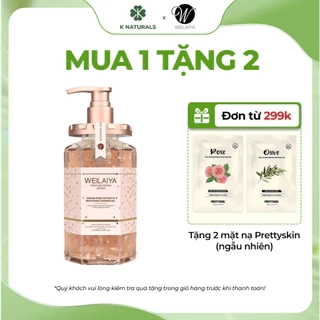Sữa tắm dưỡng trắng cánh hoa hồng Damask Weilaiya Shower Gel làm sạch và sáng da toàn thân 450ml