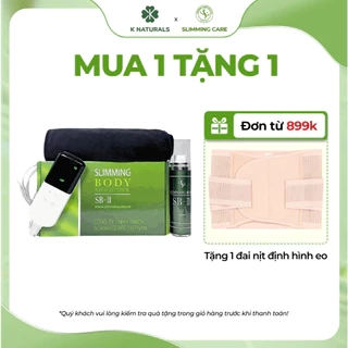 Ủ nóng tan mỡ Slimming Care kèm tinh dầu 100ml, đai điện cải tiến giúp cải thiện vóc dáng