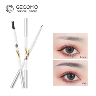 Chì Kẻ Lông Mày Hai Đầu Không Thấm Nước GECOMO 4 Màu Tùy Chọn