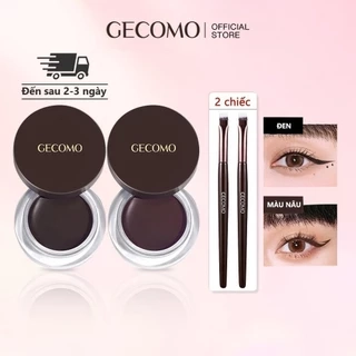 Gecomo Bút Kẻ Mắt Dạng gel Màu Lì Nhanh Khô Chống Thấm Nước Lâu Trôi