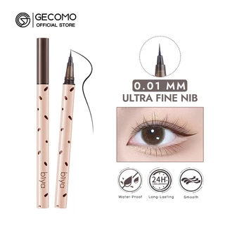 Gecomo Bút Kẻ Mắt Nước Ngòi Siêu Mảnh 0.01mm Cho Người Mới Bắt Đầu Trang Điểm