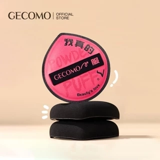 Gecomo Dày XL Trang Điểm Puff, Chất Liệu Rubycell Mới Không Thấm Hút Kem Nền, Có Hộp Bảo Quản
