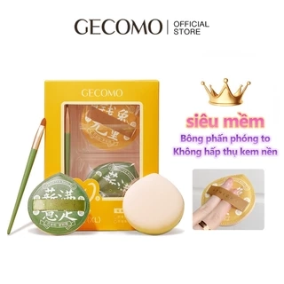 Gecomo XL Marshmallow Trang Điểm Puff, Hình Giọt Mềm Bền Bột Puff, Không Thấm Hút Kem Nền Bọt Biển
