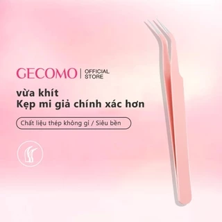Nhíp Gắp Lông Mi Giả Bằng Thép Không Gỉ Thương Hiệu GECOMO
