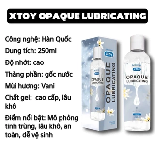 Gel bôi trơn Xtoy gốc nước, lâu khô, an toàn cho da