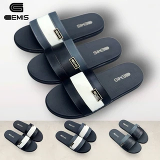 Dép Da Đế cao xu đi rất êm đế cao 2cm - DéP Nam dép lê Đế kép 2 lớp Slipper