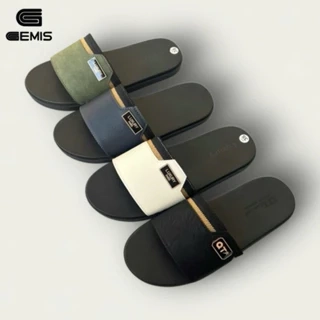 Dép Da Nam Quai Ngang Đế Cao Su Chống Trơn Trượt  4 Màu Luxuly DéP Slipper