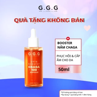 Booster Nấm Chaga phục hồi, dịu da và cấp ẩm chuyên sâu - G.G.G Booster Chaga 50ml
