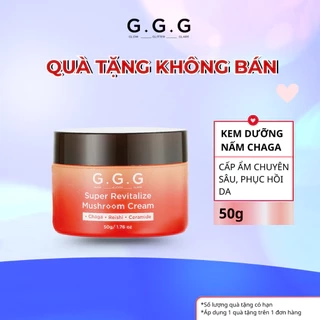 Kem Nấm Dưỡng Da Cấp Ẩm Sâu Phục Hồi & Tái Sinh Da GGG Super Revitalize Mushroom Cream 50g