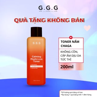 Toner Nấm Không cồn Cấp ẩm Dịu da tức thì - G.G.G Calming Mushroom Toner 200ml