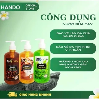 Nước rửa tay thảo mộc sạch khuẩn dưỡng ẩm da tay MrFresh 500ml cao cấp