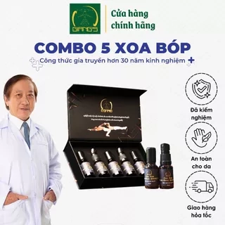 Cao Xoa Bóp GIANG'S - Set quà gồm 5 chai 15ml - Quà tặng sức khỏe massage toàn thân