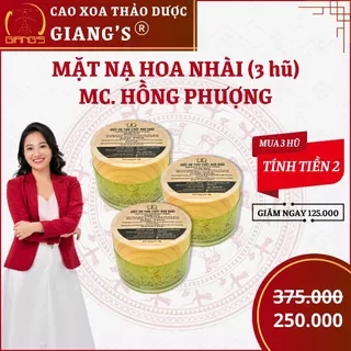 Mặt Nạ Hoa Nhài MC Hồng Phượng [hũ 50gr] Mặt nạ cấp ẩm dưỡng trắng da mặt, cải thiện lão hóa làn da