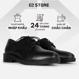 Giày tây nam G2 Derby công sở độn đế tăng chiều cao da bò cao cấp chính hãng trẻ trung đi làmđi tiệc