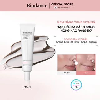BIODANCE Kem Nâng Tone Dưỡng Da Cung Câp Vitamin Giúp Da Trắng Hồng Skin Glow Tone Up Booster 30ml