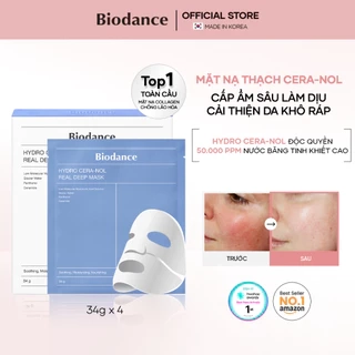 BIODANCE Mặt Nạ Thạch Dưỡng Ẩm Sâu Cải Thiện Da Khô Ráp Dưỡng Sáng Da Căng Bóng Hydro Cera-nol Real Deep Mask 34g