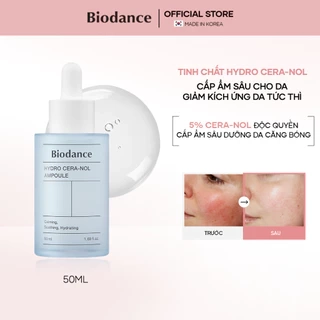 BIODANCE Tinh Chất Cấp Ẩm Phục Hồi Nền Da Giảm Kích Ứng Giúp Da Mịn Màng Căng Mọng Hydro Cera-Nol Ampoule 50ml