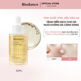 BIODANCE Tinh Chất Dưỡng Sáng Mờ Thâm Mụn Hệ Miễn Dịch Da Mềm Mịn Skin Glow Vital Ampoule 50ml