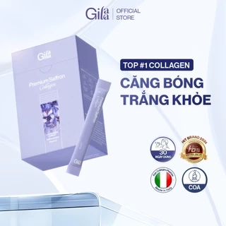 [Gilaa  x KOL] Bột Uống Collagen Cao Cấp Kết Hợp Saffron Gilaa (60 gói x 2g)