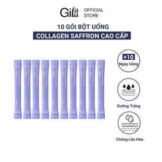Bột Uống Collagen Cao Cấp Kết Hợp Saffron Gilaa (10 gói x 2g)