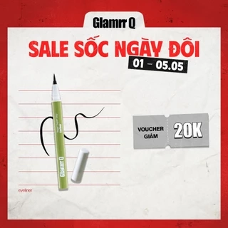 Kẻ Mắt Glamrr Q Chống Nước Thuần Chay VEGAN SUPER STAY EYELINER (0.6g)