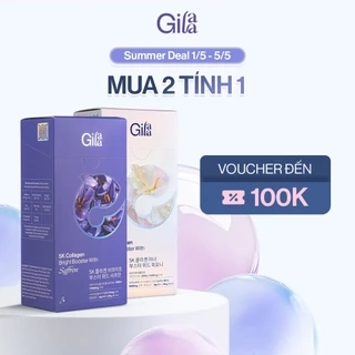 2 Nước Uống Collagen Gilaa Siêu Phân Tử 300da Trẻ Hóa (20g x 30 Gói)