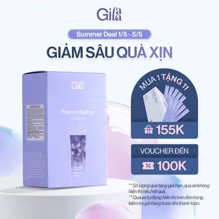 [SALE 1/5-5/5] Bột Uống Collagen Cao Cấp Kết Hợp Saffron Gilaa (60 gói x 2g)