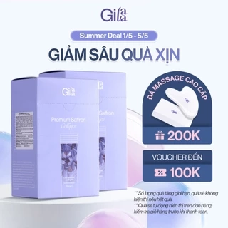 Combo 2 Hộp bột uống Collagen Gilaa Cao Cấp Kết Hợp Saffron (120 gói x 2g)