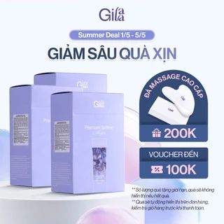 Combo 3 Hộp Bột Uống Collagen Saffron Gilaa Căng Bóng Trắng Khỏe (180 gói x 2g)
