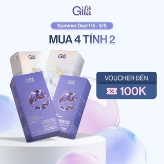 Combo 4 Hộp Nước Uống Collagen Gilaa Siêu Phân Tử 300da Trẻ Hóa (20g X 60 Gói)