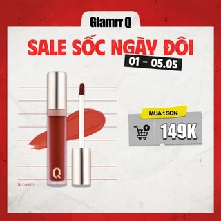 Son kem lì Glamrr Q Long Wear Lip Cream Full Size (5g)