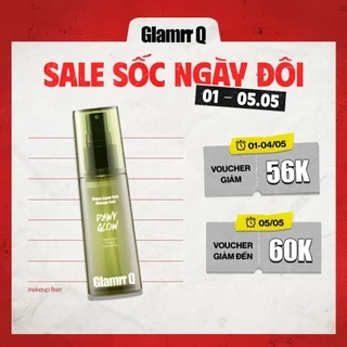 Xịt Khóa Nền Cố Định Glamrr Q Vegan Super Stay Makeup Fixer 50ml