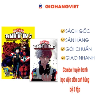 Combo truyện tranh học viện siêu anh hùng bộ 5 tập