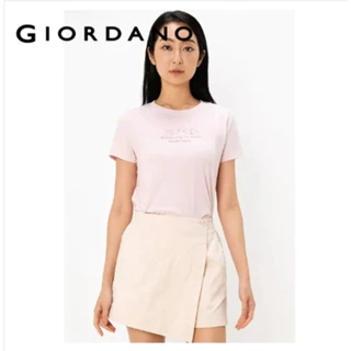 GIORDANO Áo Thun Nữ Ngắn Tay In Hình Kungfu Panda Print Tee 05395225